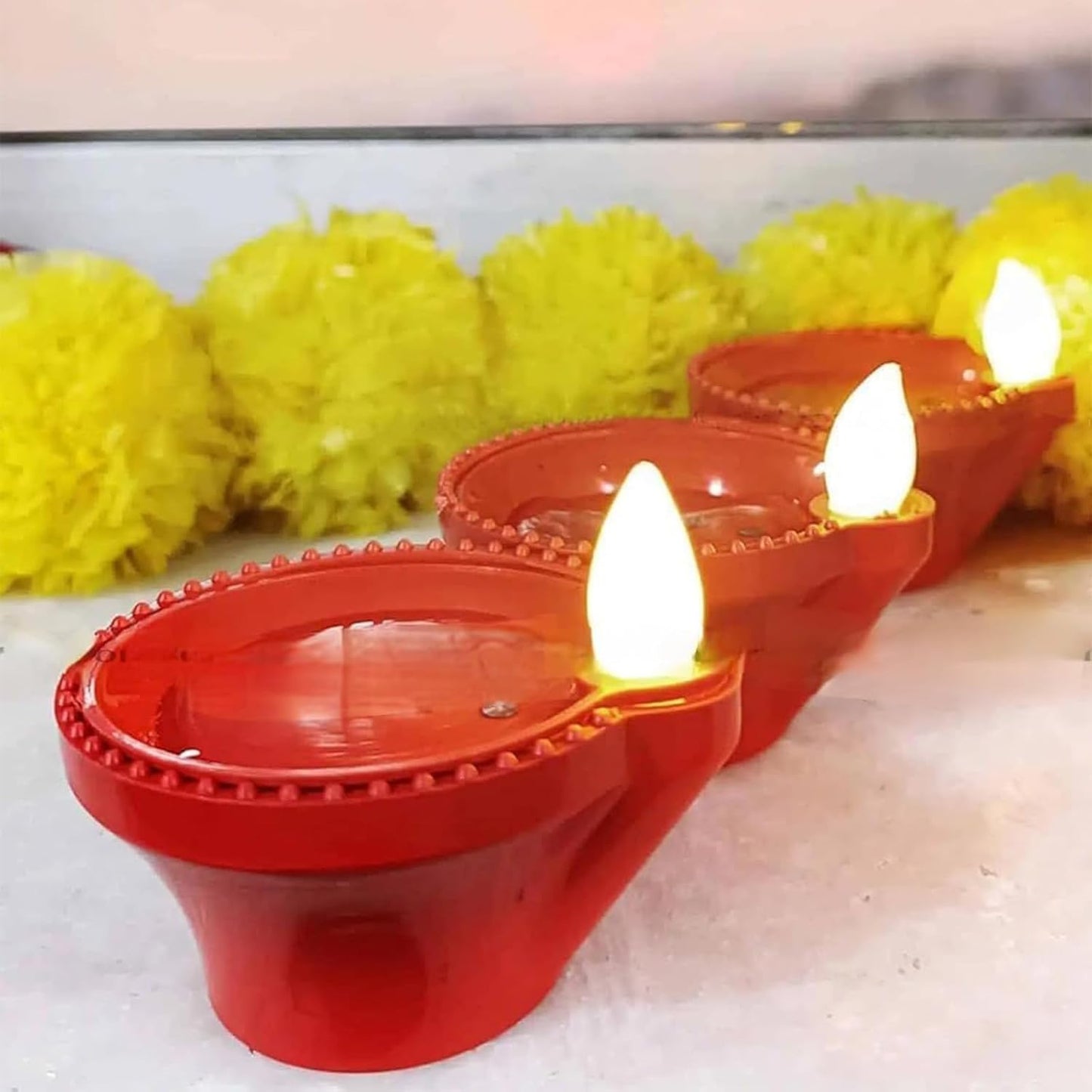 AuraDiya™|LED Water-Activated Diyas|