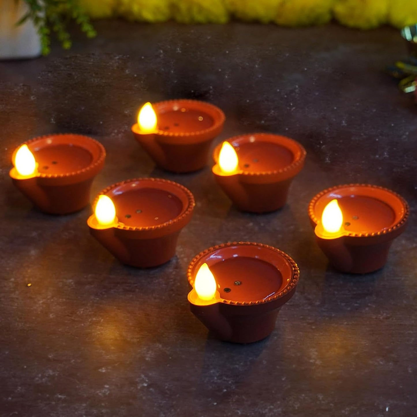 AuraDiya™|LED Water-Activated Diyas|