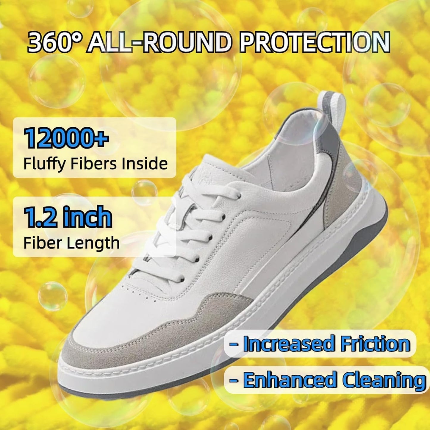 KickCare™ Shoe cleaning bag | At home deep cleaning | Works with any washing machine