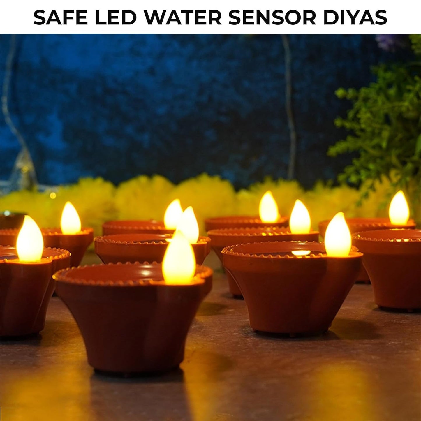 AuraDiya™|LED Water-Activated Diyas|